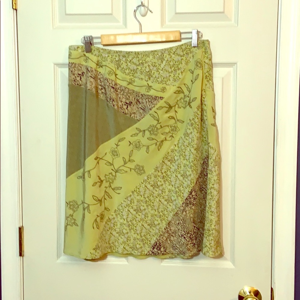 J Jill Silk Skirt - Picture 1 of 4